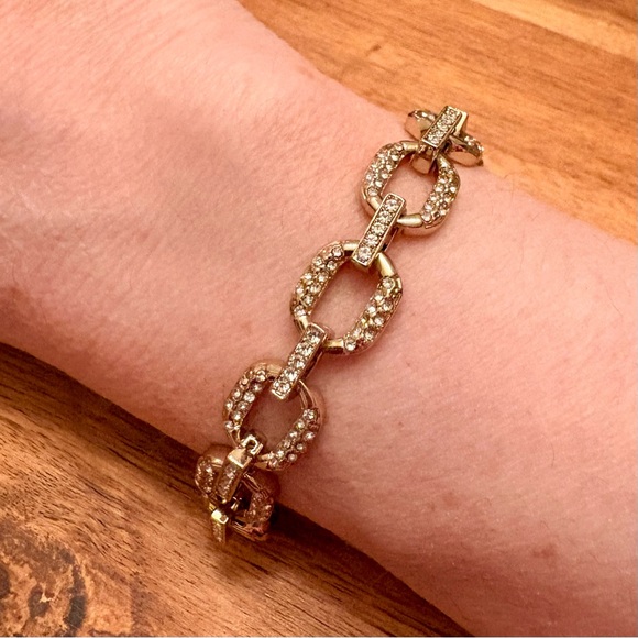 Park Lane | CZ Link Bracelet | Gold - Picture 2 of 3